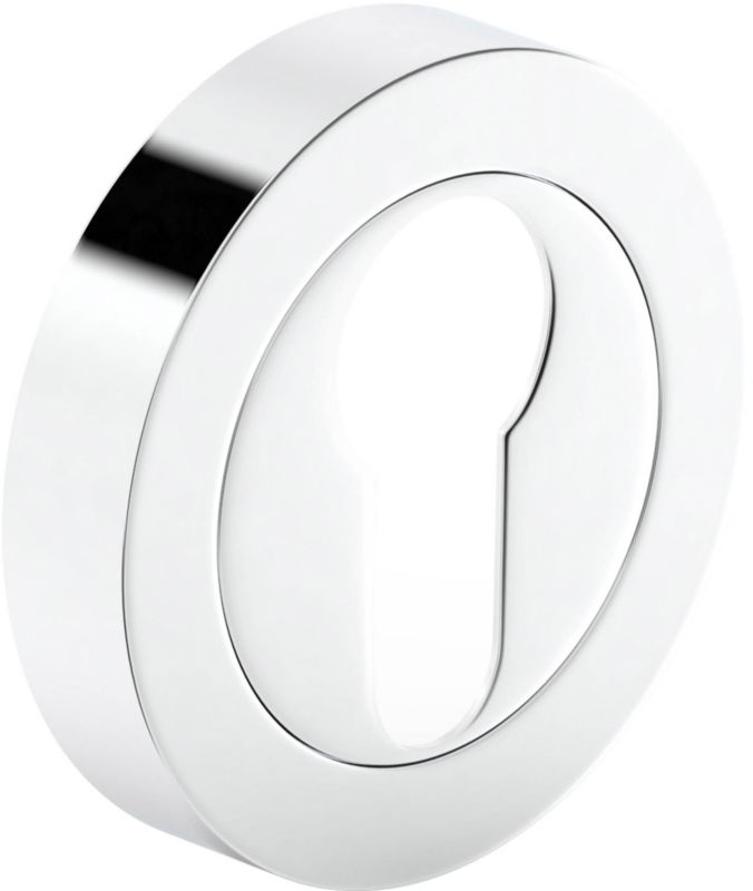 Szyld okrągły Verso na wkładkę chrom