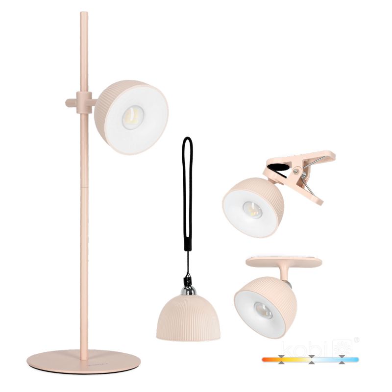 Lampka biurkowa LED Kobi Orbi 2,5W cct różowa 1szt.