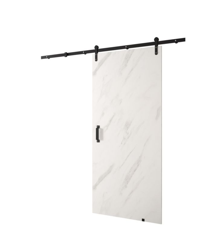 Drzwi przesuwne Loftiko I Abiks 90x204 marmur biały 1szt.