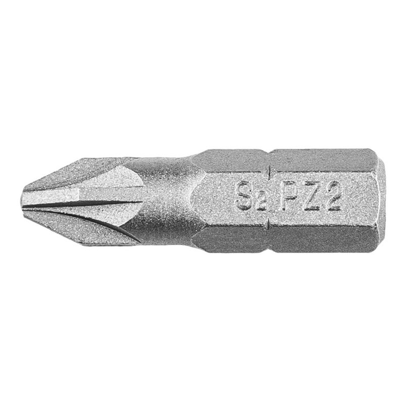 Końcówki wkrętakowe GRAPHITE PZ2 x 25 mm, 20 szt. wykonane z wytrzymałej stali S2 1 kpl.