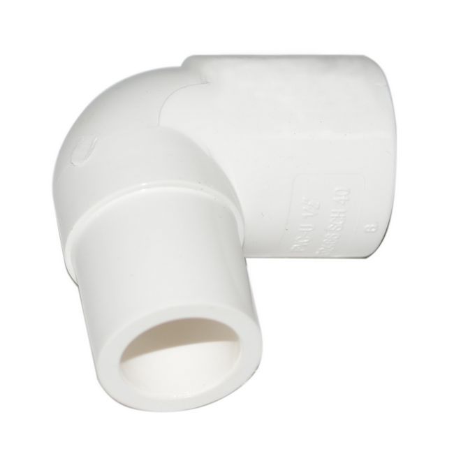 Kolanko PVC USMetrix nyplowe 1/2" KW/KZ