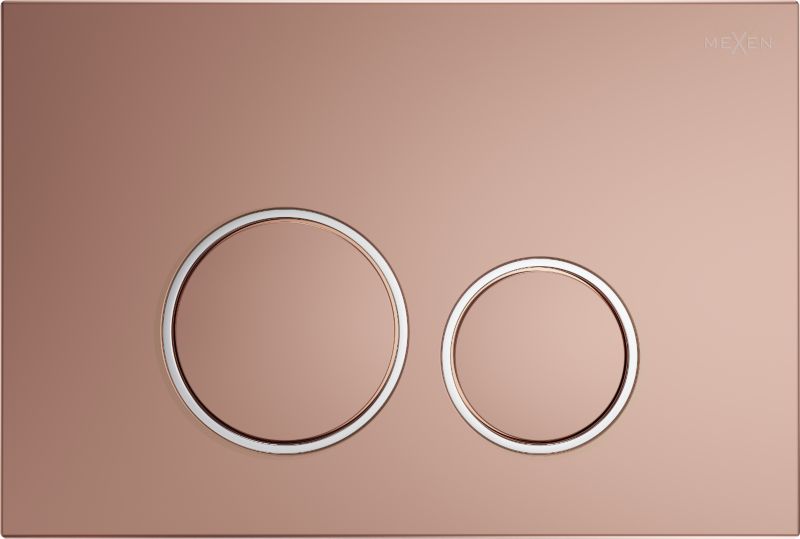 Przycisk spłukujący Mexen Fenix 05 różowe złoto 1 szt.