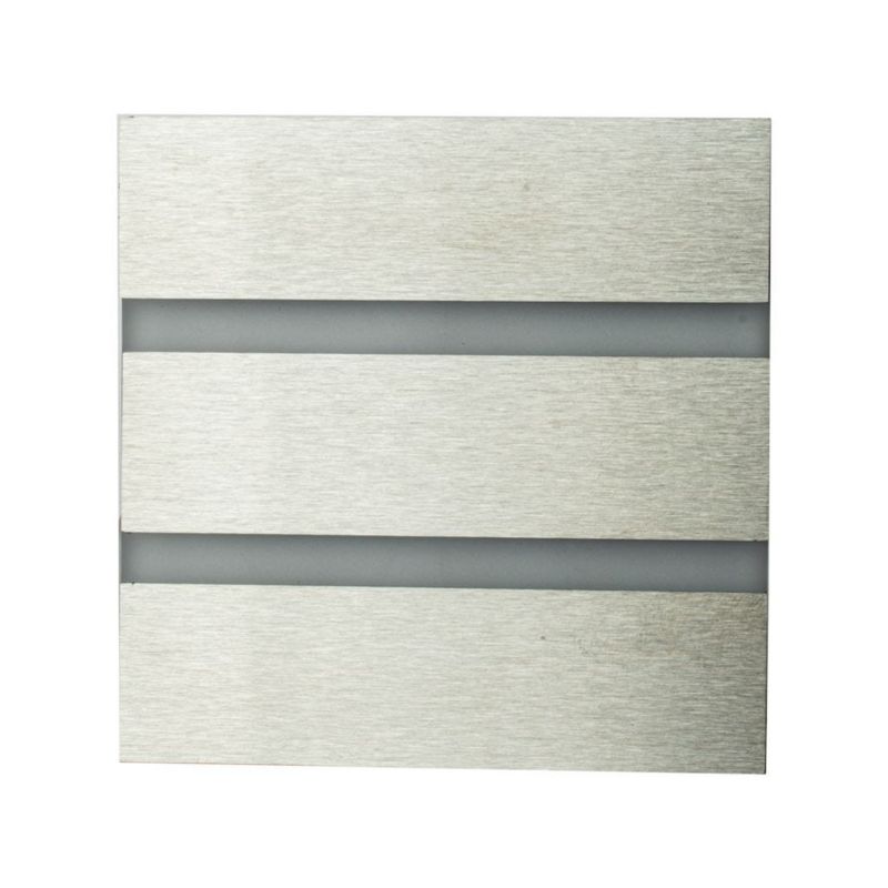 Oprawa oświetleniowa schodowa Eko-Light Vox biało-srebrna LED 0.6W 6500K 15lm IP20 wym: 7,5 x 0,7 cm kwadratowa - 1 szt.