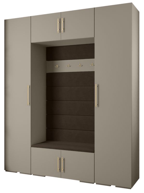 Garderoba do przedpokoju Abiks INOVA 3 Z13 kaszmir+złoty+manila04 1 szt.
