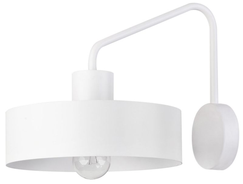 Kinkiet ścienny Sigma Lighting Jumbo biały styl nowoczesny 1 x E27 x IP20 wym: 34,5 x 28 x 25 cm - 1 szt.