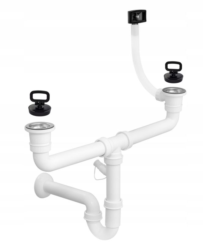 Syfon Do Zlewu 2 Komorowego Granitan 1M70-21CHzPp 1 szt.