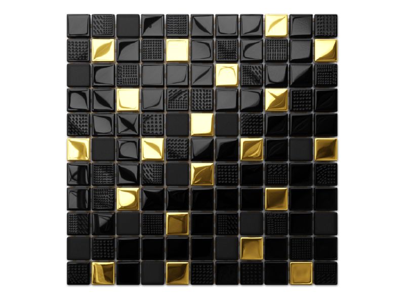 Mozaika szklana Ilcom volcano gold 30x30cm 1 szt.