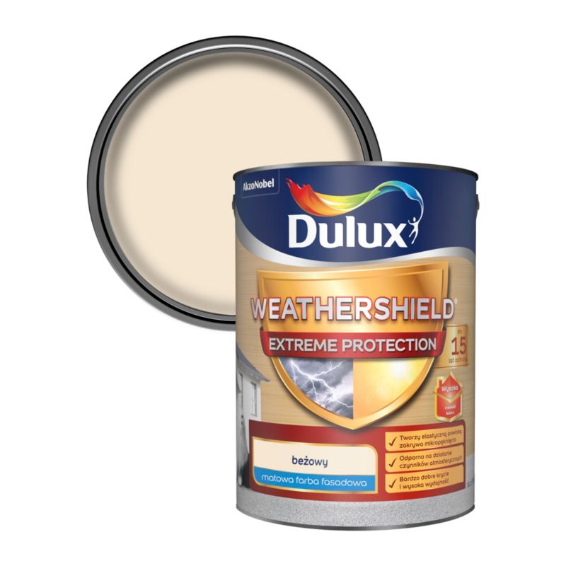 Farba elewacyjna Dulux Extreme beżowy 5 l