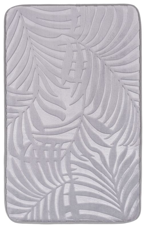 Mata uniwersalna Multidecor Hamilton 50 x 80 cm liście jasna szara 1 szt.