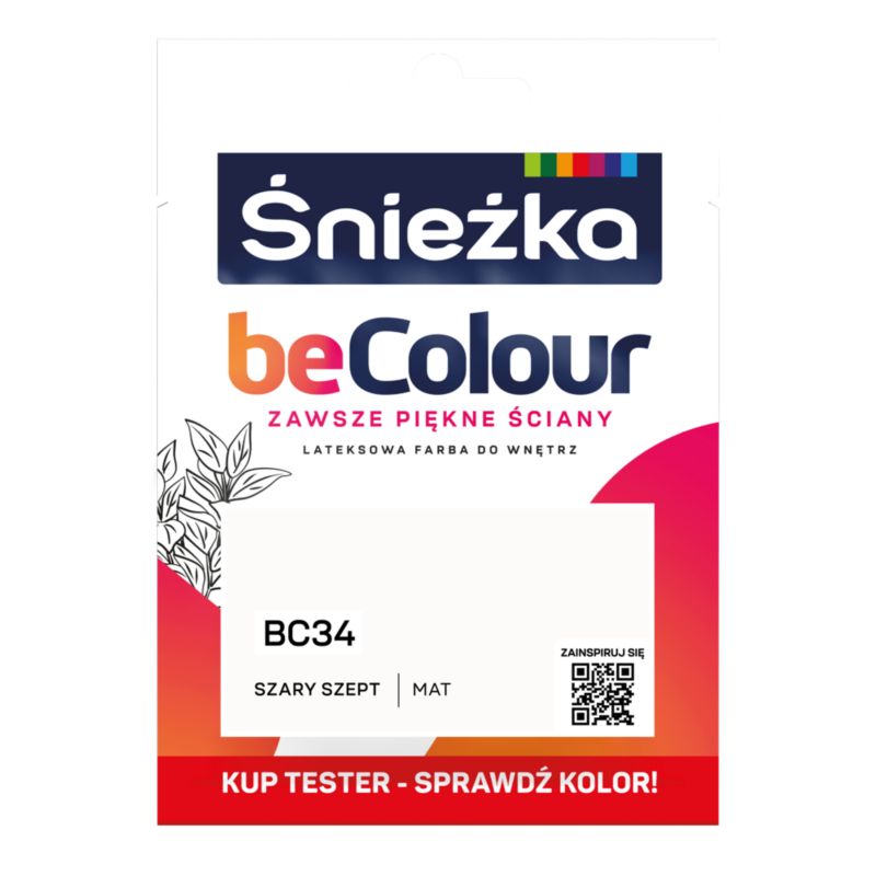 Tester farby Śnieżka Becolour szary szept 25 ml
