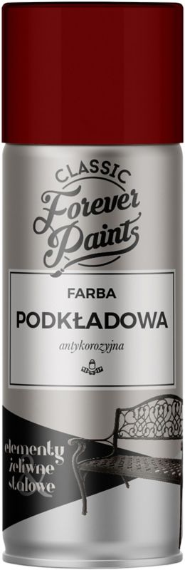 Farba podkładowa antykorozyjna Forever Paints 400 ml czerwona tlenkowa