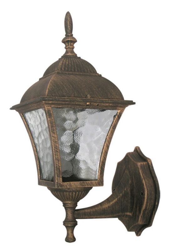 Kinkiet ścienny zewnętrzny Rabalux Toscana antyczne złoto 1 x E27 x 60W IP43 wym: 37 x 14,5 x 20 cm - 1 szt.