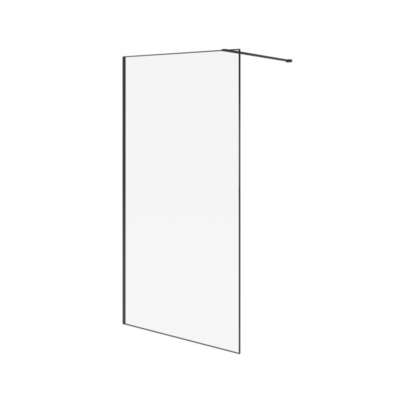 Ścianka prysznicowa ULTRA SLIM T100 BLACK Durasan 100cm czarna 1 szt.