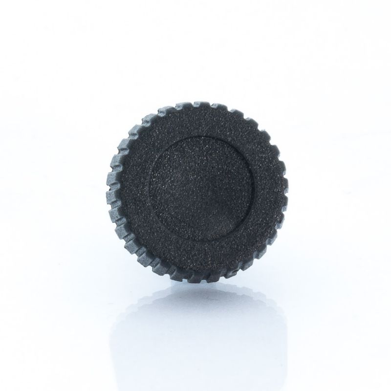 Pokrętło radełkowane z trzpieniem gwintowanym fi 6 mm 1 szt.