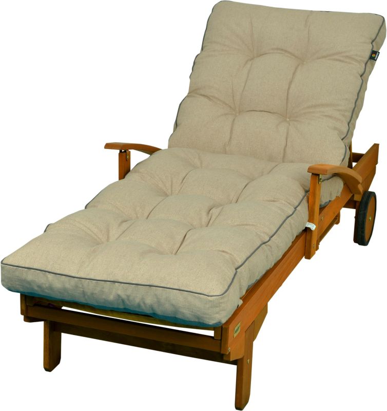 Poduszka na leżankę ogrodową leżak AMPO beżowy turia 1 szt.