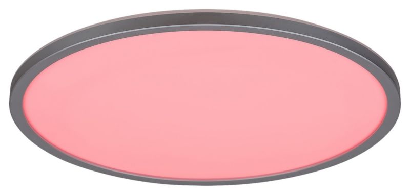 Plafon sufitowy lampa Rabalux Rasmus srebrno-biały LED 22W 4000K 2000lm IP20 wym: 3 x 41,5 x 41,5 cm tworzywo sztuczne - 1 szt.