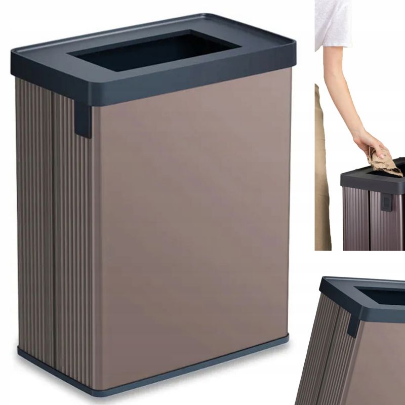 Kosz na Śmieci Curver Keter VERTO łazienkowy do Domu Kuchni 2 Worki 54L 1 szt