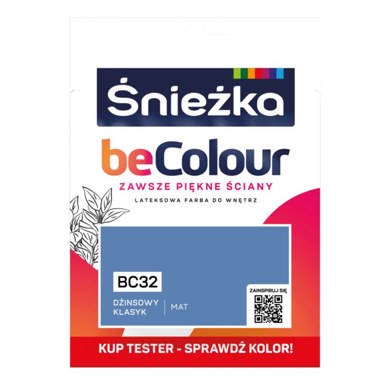 Tester farby Śnieżka Becolour dzinsowy klasyk 25 ml