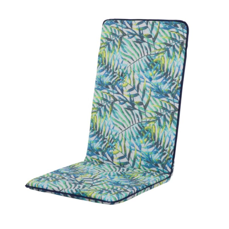 Poduszka na fotel Patio Paproć Basic turkusowa