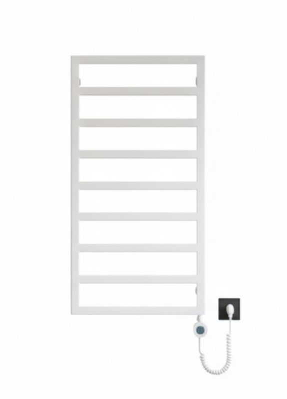 Grzejnik łazienkowy elekryczny LUXRAD Atria Elektro 87x50 cm biały grzałka 200W 1 szt