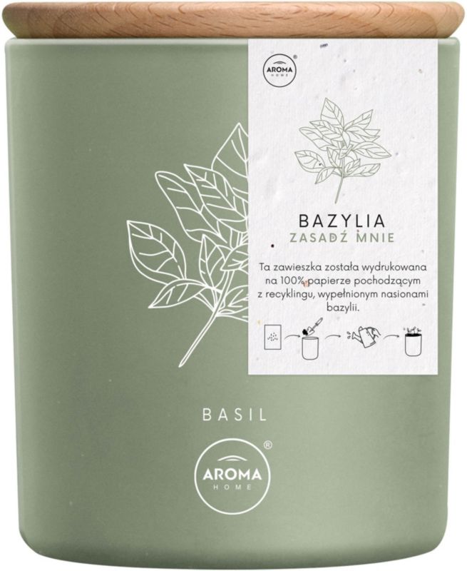 Świeca zapachowa Aroma Home Fresh Herbs bazylia 150 g