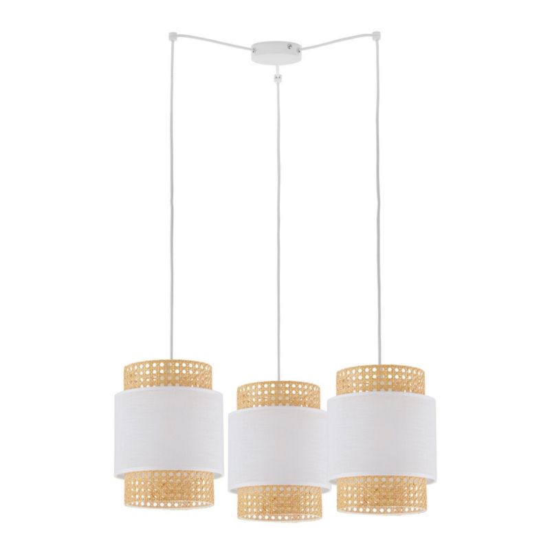 Żyrandol TK-Lighting Boho 5374 biały boho 3xE27 x 1 szt.