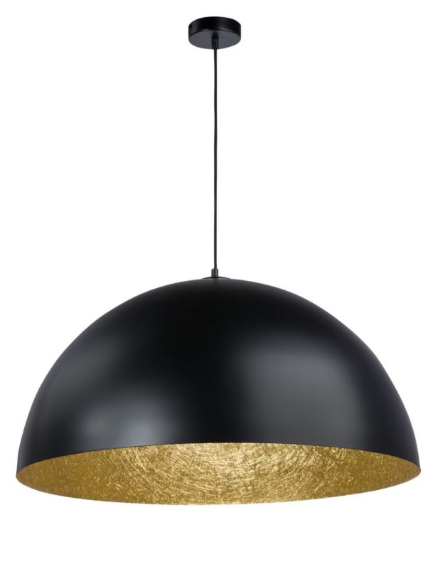 Lampa wisząca Sigma Lighting Sfera 9046 czarno-złota dekoracyjna 1xE27 x 1 szt.