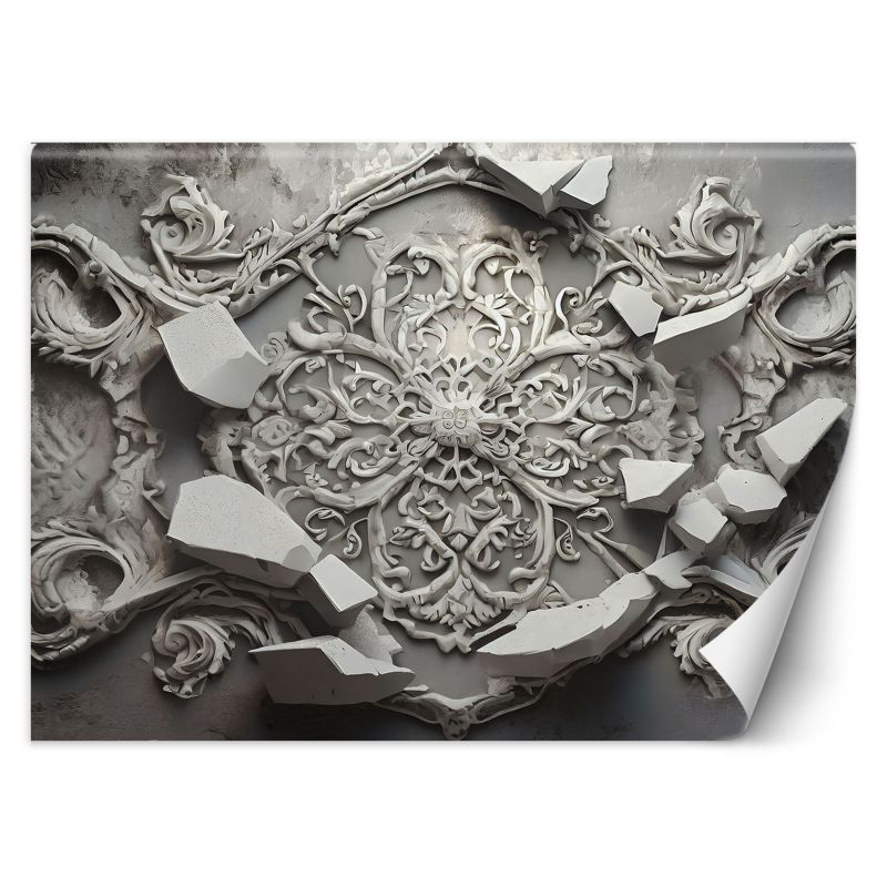 Fototapeta Feeby Abstrakcja szara 3D 150x105 1 szt