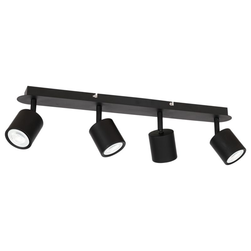 Spot Luminex Demia 4 x GU10 czarny