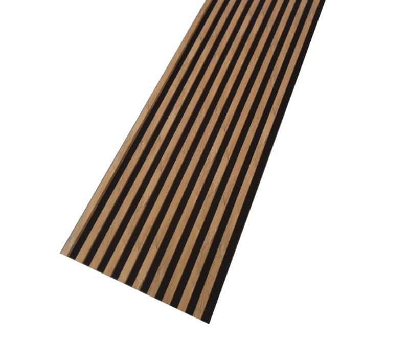 Lamele na czarnym filcu 26,5 x 275 cm Mebano PRO dąb wotan 8 szt.