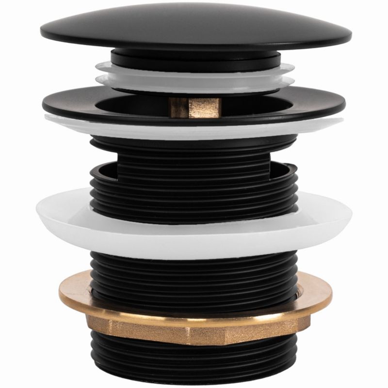 Korek Do Wanny Rea Klik-Klak 6Cm Czarny 7X7X8Cm 1 Szt