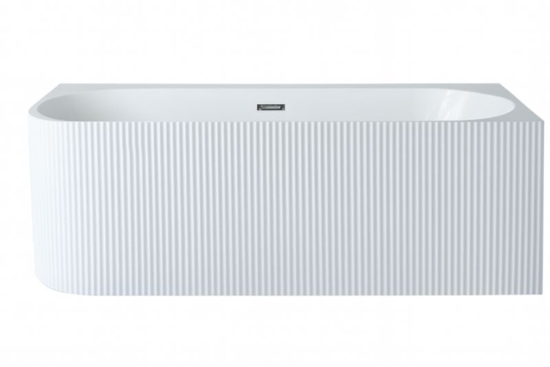 Wanna wolnostojąca Corciano Crete Prawa Prążkowana Ryflowana 170x80cm Różne kolory korków1szt.