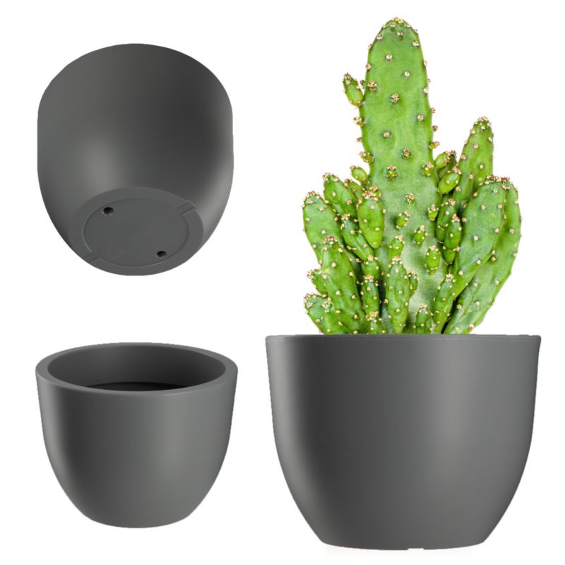 Doniczka KADAX Donica Ogrodowa 30cm szara mat 1szt.