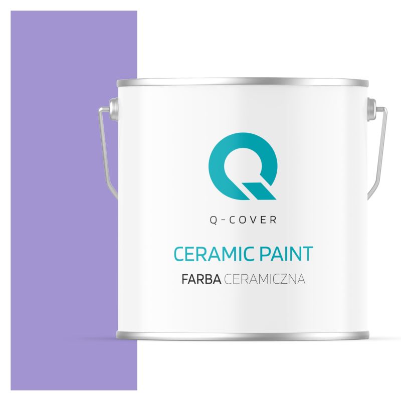 Farba Ceramiczna Do Ścian i Sufitów Q-Cover Fioletowy H2733 Głęboki Mat 5L