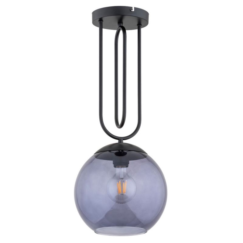 Lampa wisząca Alfa Rita 1955 czarno-grafitowa nowoczesna 1xE27 x 15W 1 szt.