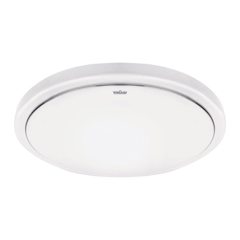 Plafon sufitowy Struhm Sola biały LED 24W 4100K 1625lm łazienkowy IP44 wym: 6,3 x 33 x 33 cm tworzywo sztuczne - 1 szt.