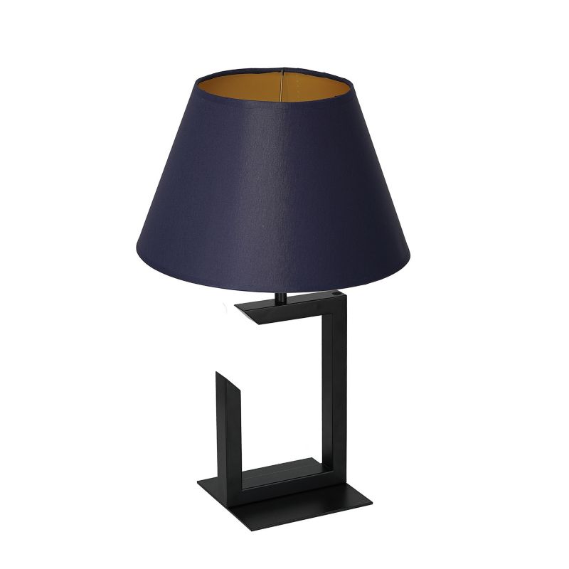 Lampa stołowa Luminex Table Lamps czarny mat-granatowy-złota 1 x E27 x 15W IP20 wym: 45 x 30 x 30 cm metal - 1 szt.