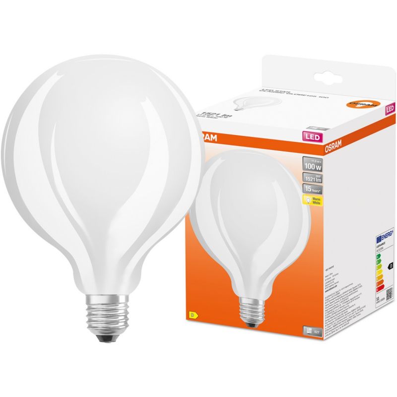 Żarówka LED Osram G125 Kula E27 11W 1521lm 2700K 300st Filament 1 szt.
