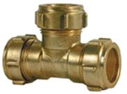 Trójnik skręcany 15 mm