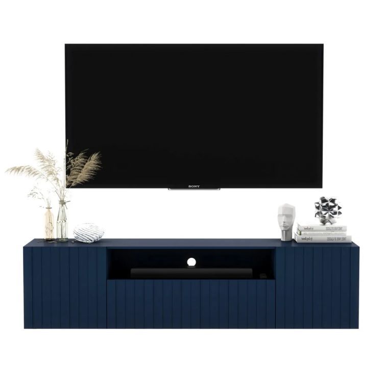 Szafka RTV Meble Lindner TAL 2 150 granatowa mat 1 szt.