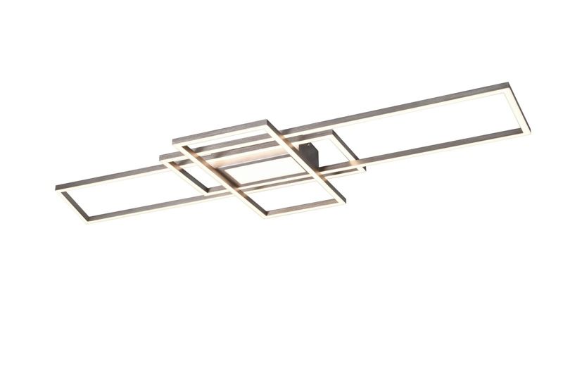 Lampa sufitowa wisząca Trio Irvine 9525 srebrno-biała nowoczesna wbudowany LED 60W 1 szt.