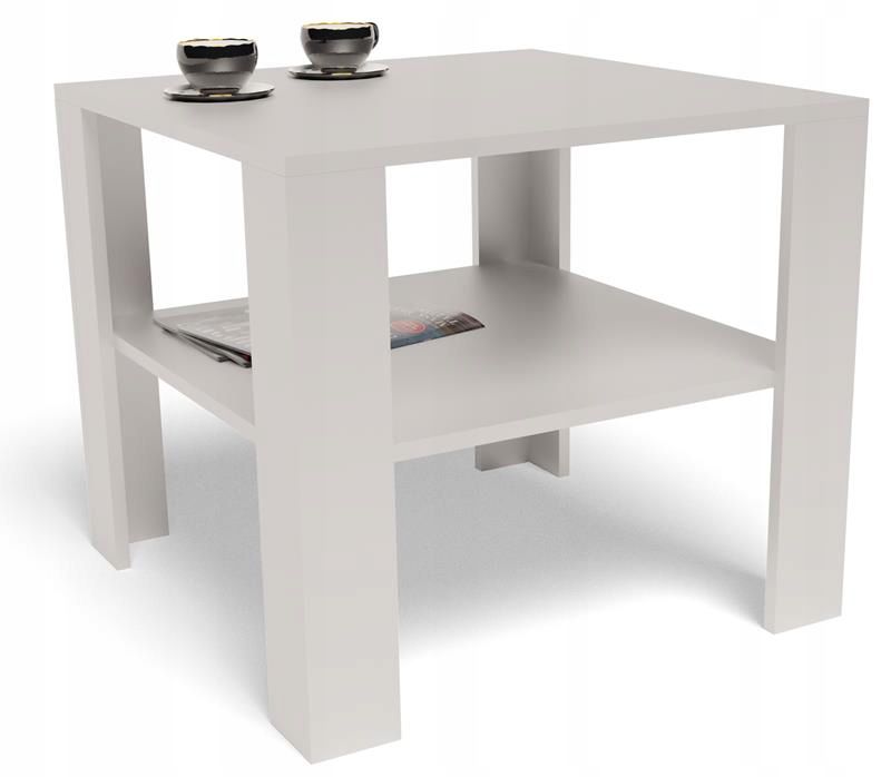 Ława Matkam stolik WYSOKA 68x68 EX3 biały 1 szt.