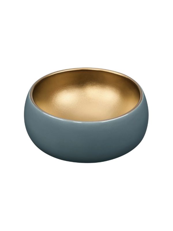 Umywalka nablatowa Uptrend CELIA okrągła szaro-złoty mat 1 szt.