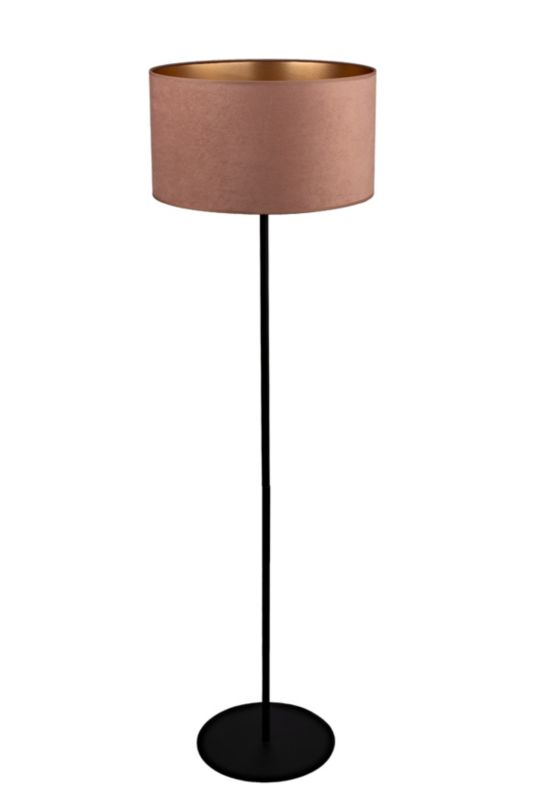 Lampa podłogowa Duolla Roller 1-punktowa E27 karmel