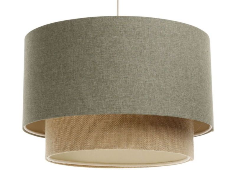 Lampa Bps Koncept wisząca ERUTAN DOUBLE 50 zielona/beżowa 1 szt