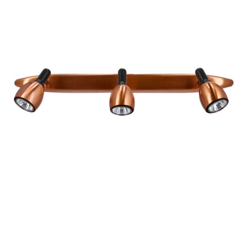 Reflektor spot Candellux Cross miedziany 3 x GU10 x 50W IP20 wym: 58 x 6 cm - 1 szt.