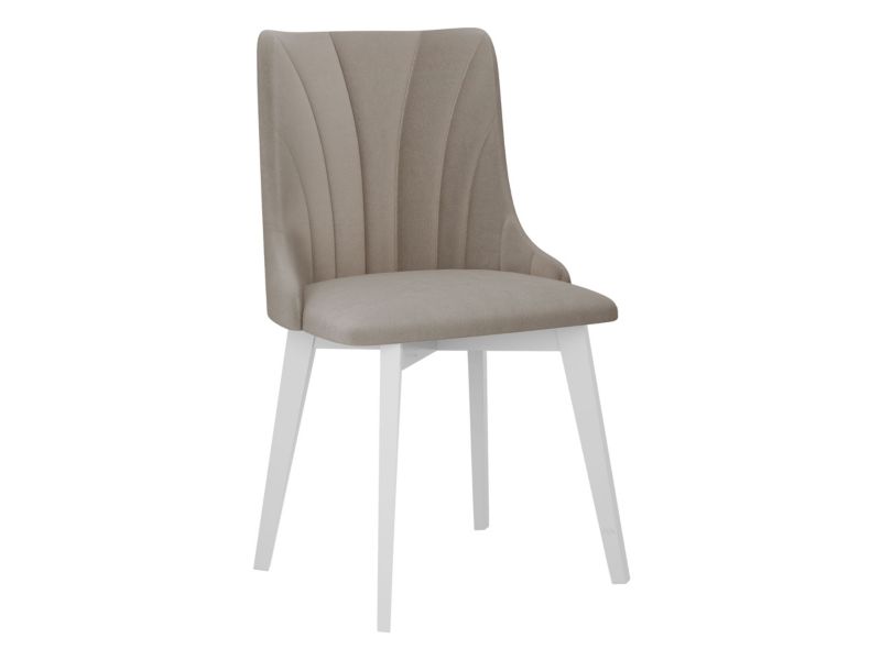 Krzesło MIRJAN 24 tapicerowane Monti V Pik muszelka biały/khaki beż 1 szt.