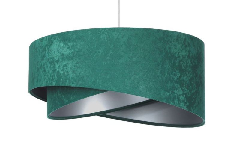 Lampa Bps Koncept wisząca GEMSTONE zielona/srebrna 1 szt