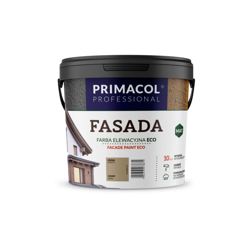 Farba Primacol Fasada Eco, kolor kawowy, 2,7 l, 1 szt.