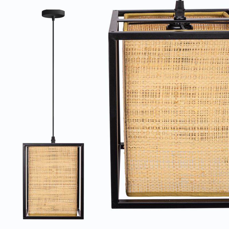 Lampa Sufitowa Wisząca Toolight App1285-1Cp Brązowy 1 Szt